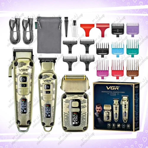 ماشین اصلاح وی جی آر مدل V642 با تیغه سرامیک و ضد آب