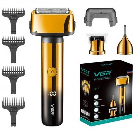 ماشین اصلاح وی جی آر مدل V-367 با تکنولوژی برش مستقیم و استیل ضد زنگ